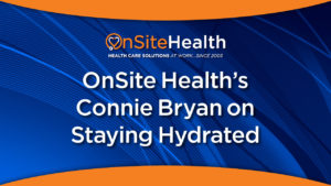 OSH Founder Connie Bryan staying hydrated